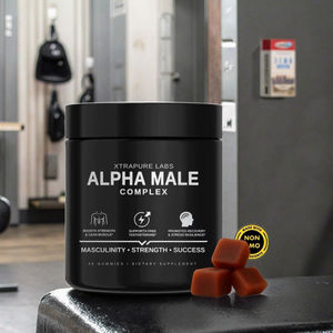 Gummies Alpha Male Complex pour <span class=keywords><strong>la</strong></span> croissance musculaire active avec Shilajit, Tongkat Ali et Ashwagandha pour adultes – Conception d'étiquette gratuite - Product Image 4