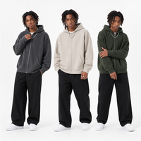 Sweat-shirt pour homme couleur sable, effet délavé, coupe ample, logo personnalisé, vente en gros