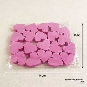 Mini éponge de polissage double face en forme de cœur de pêche pour ongles - Product Image 5