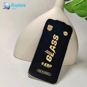 Iexplore กระจกอลูมิเนียมสูง0.4มม. กระจกนิรภัยกันฝุ่นเคลือบน้ำมันพลาสม่าสองชั้นป้องกันฝุ่นสำหรับ iPhone 16 PROMAX - Product Image 5