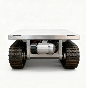 Fabriksprijs 80kg 1 ton Aanpasbaar All Terrain Elektrisch Rupschassis Meerdere Toepassingsscenario's Borstelloze Motor Aandrijving - Product Image 4