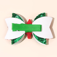 Leuke zomerfruit haarstrikjes voor meisjes Watermeloen Citroen Kunstleer Glitter Haarclips Kinderen Handgemaakte Boutique Haaraccessoires