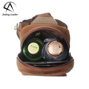 <span class=keywords><strong>Borsa</strong></span> a Tracolla in Vera Pelle <span class=keywords><strong>di</strong></span> Vacchetta Stile Retrò per Uomo, <span class=keywords><strong>Borsa</strong></span> a Spalla in Pelle Crazy Horse, <span class=keywords><strong>Borsa</strong></span> da Uomo per Attività all'Aperto - Product Image 5