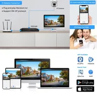 Cámara IP PTZ POE de Torreta con Zoom 5X, Audio Bidireccional, Doble Luz, 8MP 4K, Compatible con HIK NVR, Admite Tarjeta MicroSD de 512GB (Stock en EE. UU.)