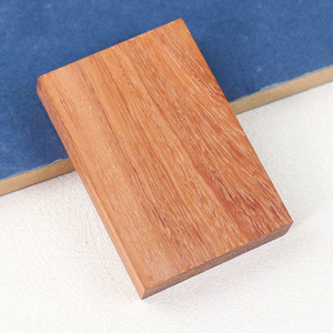Burma Rosewood Pendant 60x40x10mm Blank Laser Engraving DIY Jewelry Finding - Product Image 2