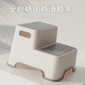 Taburete de baño de doble capa, antideslizante, de plástico, para seguridad infantil, 30.9x33.5x22.9 cm - Product Image 4