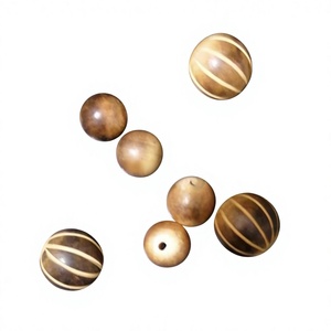DIY Fashion Jewelry Making Set Resin Lucite Loose Beads in Natural Color Beech Wood Beads for Jewelry Creation - Product Image 3