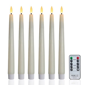 Bougie chauffe-plat LED à piles, effet cire véritable, avec télécommande, idéale pour <span class=keywords><strong>les</strong></span> anniversaires, Halloween, le Ramadan et <span class=keywords><strong>la</strong></span> décoration intérieure. - Product Image 1