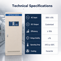 Chargeur de batterie numérique hybride 48V 50A 230V 60Hz monophasé avec fonction de flottaison et de surtension pour batteries au plomb-acide, idéal pour les postes de transformation et les télécommunications