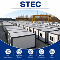 Maisons conteneurs à vendre, maison conteneur préfabriquée de 20 pieds, bureau modulaire avec structure de conteneur, bureau de chantier