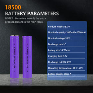 18730 батарея lifepo4 класса 2000 мАч батарея для электромобиля 5C 3,2 В 18730 аккумуляторная батарея - Product Image 2