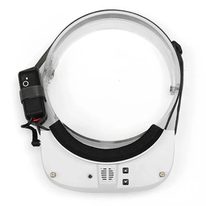Lunettes FPV Eachine EV100 5.8G à double écran 720x540, 72 canaux, recherche automatique, casque avec ventilateur intégré, batterie 7.4V 1000mAh pour drone - Product Image 4