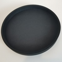 Capuchon d'objectif en caoutchouc de silicone de qualité alimentaire personnalisé de haute qualité 104mm diamètre intérieur couleur noire 105mm diamètre extérieur 80 dureté Shore