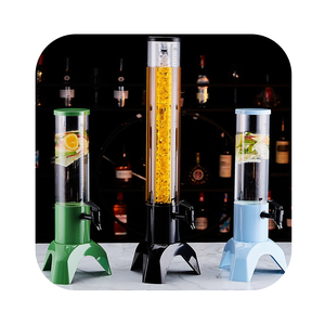 Tour à bière portable à <span class=keywords><strong>LED</strong></span> rechargeable avec base amovible, distributeur de boissons en acrylique durable pour événements festifs, refroidisseur de vin - Product Image 6