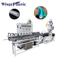 Ligne de production de tuyaux de jardin souples en PVC à prix d'usine, machine extrudeuse pour la fabrication de tuyaux flexibles en PVC tressé nylon
