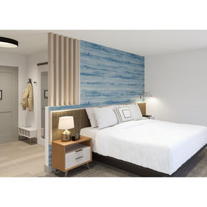 モダンな木製家具、マリオットホテルのタウンプレイススイーツのツインルーム用ホテル家具セット - Product Image 1