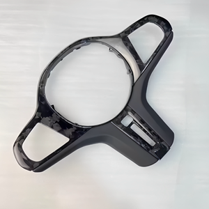 Embellecedor <span class=keywords><strong>de</strong></span> cubierta decorativa para marco <span class=keywords><strong>de</strong></span> volante <span class=keywords><strong>de</strong></span> coche <span class=keywords><strong>de</strong></span> fibra <span class=keywords><strong>de</strong></span> carbono para BMW G20 G30 G01 G08 G38 G32 G02 X3M X4M 3/4/5 Series - Product Image 3