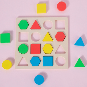 Tableau de Magination en bois coloré bricolage et jouets de puzzle éducatifs intellectuels pour enfants bloc jouets pour le plaisir éducatif des enfants - Product Image 2