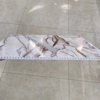 Azulejos de techo de Pvc, Color Mármol, Interior, 400mm, estampado en caliente
