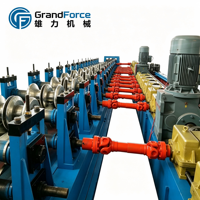 Machine de formage à rouleaux pour garde-corps à triple vague entièrement automatique à grande vitesse, avec moteur et commande PLC, pour garde-corps routier