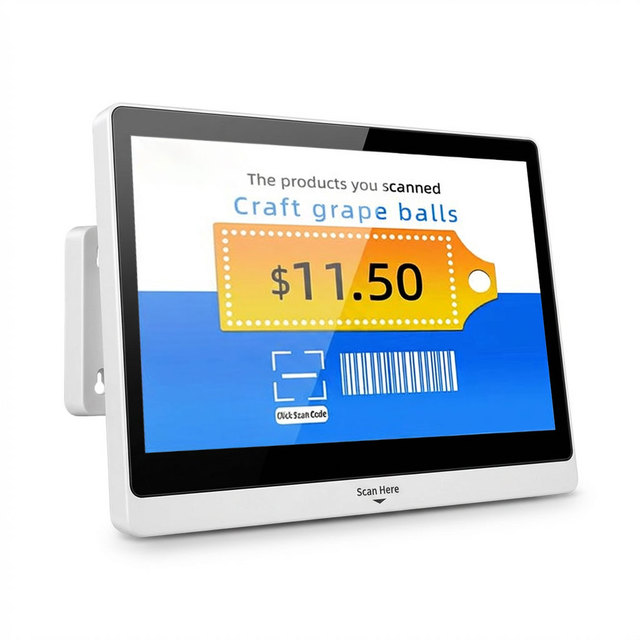 Self Service Windows/Android Price Checker Barcode Scanner Terminal for Supermarket ER230