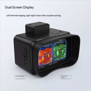 <span class=keywords><strong>Binoculares</strong></span> de Imagen Térmica HD con Pantalla Dual, Visor Nocturno Digital, Compatible con Montaje en Casco - Product Image 1
