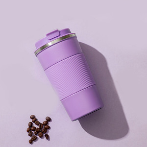 Taza pequeña para café de viaje con tapa a prueba de fugas, taza de vacío reutilizable de acero inoxidable de doble pared para café caliente y frío - Product Image 4