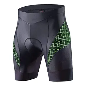 Short de compression personnalisé avec coussin de gel 3D pour homme, idéal pour le cyclisme