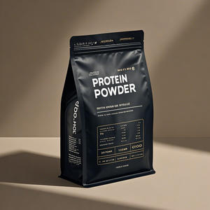 Créatine personnalisée pré-entraînement, poudre de créatine monohydratée, fermeture éclair debout, emballage en plastique de 1 kg (5 lb) pour complément protéiné - Product Image 4