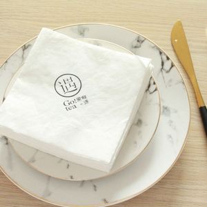 Restaurant Advertising Tissue <b>Paper</b> Napkin Custom Printing <b>Paper</b> Hotel <b>Towel</b> <b>Paper</b> Custom - Product Image 3