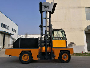 3 toneladas Diesel cargador lateral Altura <span class=keywords><strong>de</strong></span> elevación <span class=keywords><strong>de</strong></span> 3,5 m con sub tenedor para madera larga - Product Image 1