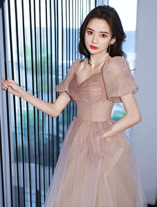 Vestidos de Noche Largos y Elegantes de Estilo Francés, Nuevo Estilo <span class=keywords><strong>2022</strong></span> - Product Image 5