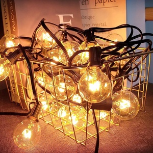 G40 100FT 50 Ampoules Décorations de Noël <span class=keywords><strong>Guirlande</strong></span> LED pour mariage Jardin <span class=keywords><strong>Guirlande</strong></span> de fées Lumières extérieures EU Plug US Plug - Product Image 3