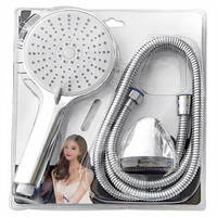 Ensemble de douche en acier inoxydable en gros pour usine, kit de douche à main pour salle de bain avec tuyau flexible, fournisseur OEM ODM