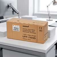 Papier pour échographie UPP-110HG, 10 rouleaux de papier thermique pour impression échographique UPP 110
