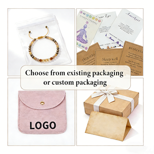 Healing Crystal 3-4mm Natural Stone Braided <b>Bracelet</b>, <b>Adjustable</b> Jewelry for Boutiques & Daily Wear - Product Image 3