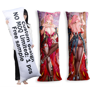 Housse <span class=keywords><strong>de</strong></span> coussin corporel personnalisée Anime pas chère, Dakimakura personnalisée avec image non censurée Wuthering Waves Changli Dakimakura - Product Image 1