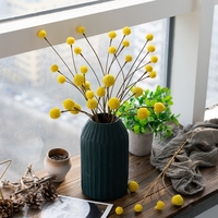 YC1111 Artificielle Billy Bouton Fleur Tige Billy Boules Fleurs pour La Décoration Intérieure De Mariage Décor BRICOLAGE Artisanat