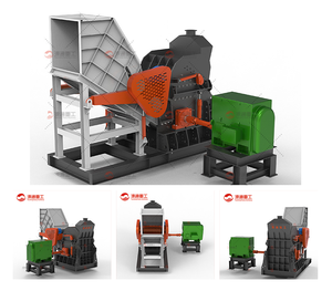 Yüksek verimlilik 1-2 (T/H) hurda Metal öğütücüler parçalayıcı kauçuk geri dönüşüm parçalayıcı - Product Image 3