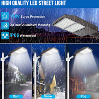 Lampe de rue LED à longue durée de vie, étanche IP66, en aluminium moulé sous pression, conception de refroidissement rapide, 100w 150w 200w 240w 300w
