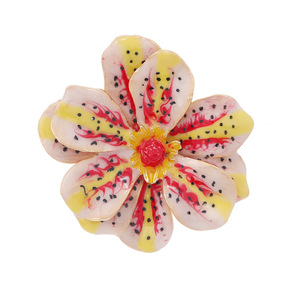 Broche <span class=keywords><strong>de</strong></span> camelia <span class=keywords><strong>de</strong></span> doble capa con efecto <span class=keywords><strong>de</strong></span> goteo <span class=keywords><strong>de</strong></span> aceite para <span class=keywords><strong>mujer</strong></span>, nuevo accesorio floral elegante e individual, broche para abrigo - Product Image 5