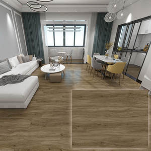 Interlock SPC pavimento in legno grano ponte impermeabile Click plance Spc pavimento in vinile per soggiorno - Product Image 2