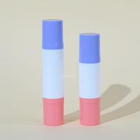 Flacon pompe sans air de luxe en PP à double tête, format voyage, de haute qualité et durable, pour sérum, crème et lotion cosmétique, idéal pour un usage domestique