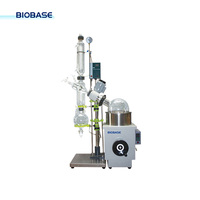 Évaporateur rotatif BIOBASE RE-1002 10L à double condenseur 0-120 tr/min -0,095 Mpa pour récupération de solvants de laboratoire (Rotovap)