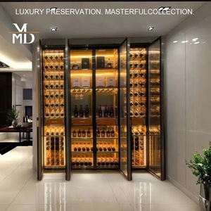 <span class=keywords><strong>Cantinetta</strong></span> Vini in Acciaio Inox su Misura in Stile Europeo/Frigorifero per Vini di Lusso a Temperatura Costante per Hotel, Villa, Ristorante - Product Image 1