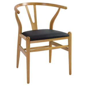 Fauteuil Président moderne et durable en bois massif pour salles à manger d'hôtel et de restaurant - Product Image 4