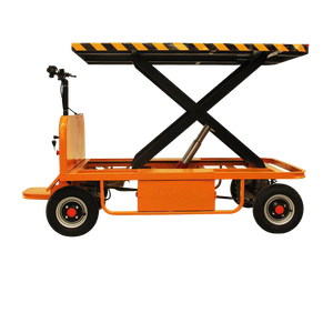 हैंडलिंग प्लेटफॉर्म वाहन इलेक्ट्रिक ट्रॉली हाइड्रोलिक लिफ्टिंग यूनिट प्लेटफॉर्म ट्रेलर फ्लैट कार औद्योगिक भंडारण उपकरण ओएम धातु - Product Image 3