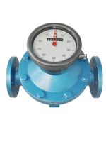 Alat Ukur Aliran Oval Gear Cast Iron Model LCD Anjun LC DN150 Sambungan Flens OEM untuk Cairan Minyak 20 hingga 120M3/jam Akurasi Tinggi Garansi 1 Tahun