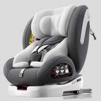 Siège auto bébé I-Size R129 noir/gris, capacité de charge 36 kg, rotatif, pour groupes 0-12 ans, vente en gros