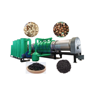 Four de carbonisation de charbon de bois de noix de coco en cosse de riz électrique industrielle continue au Kenya - Product Image 1